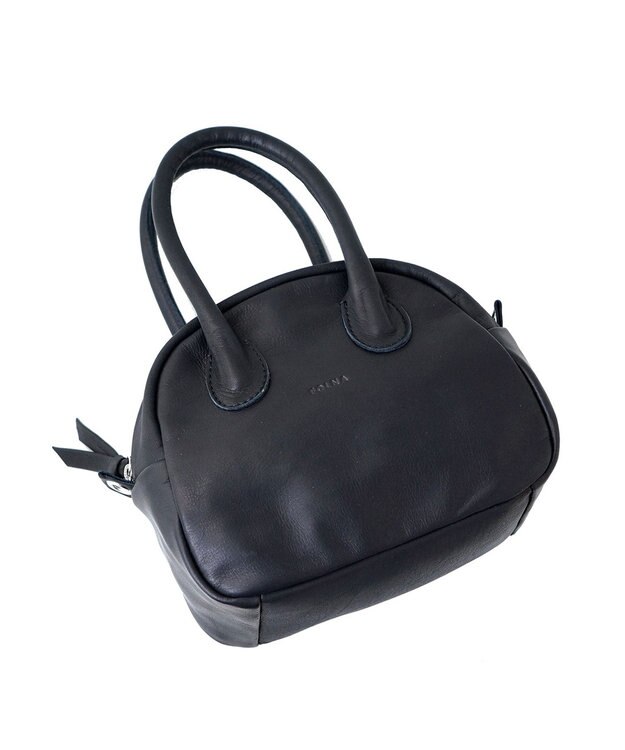 FOLNA RD ソフトレザー2WAYアールボストンバッグ ブラック