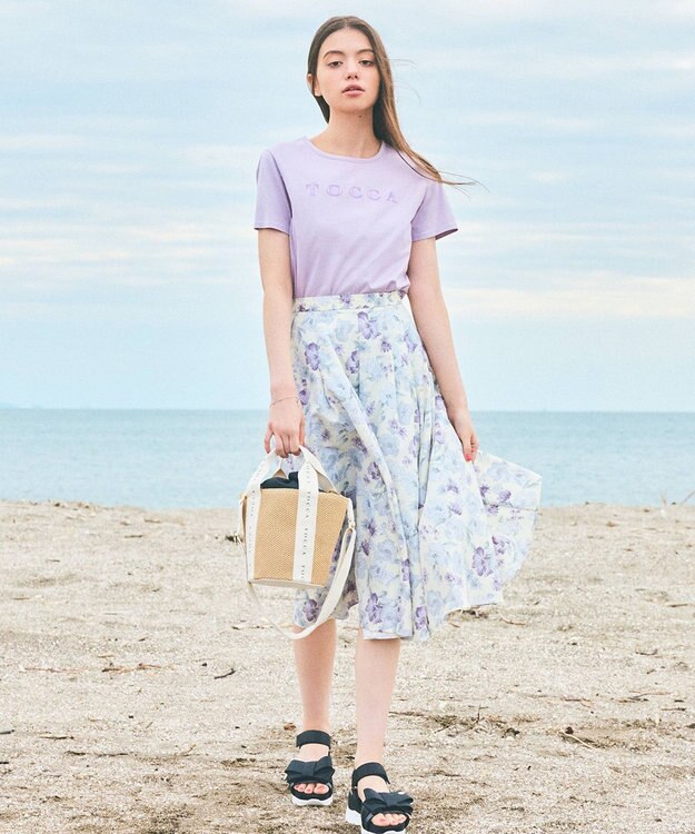 TOCCA 【大人百花掲載】【消臭・洗える！】BOTANOCAL GARDEN PARTY スカート イエロー系5