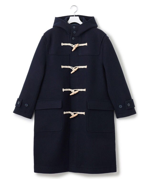 J.PRESS YORK STREET 【UNISEX】メルトンダッフルコート ネイビー系