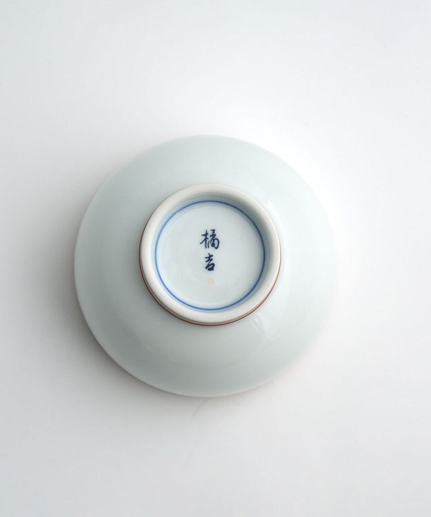 たち吉 【たち吉】瑞鶴お茶呑茶碗〈５客〉波佐見焼 ホワイト×レッド