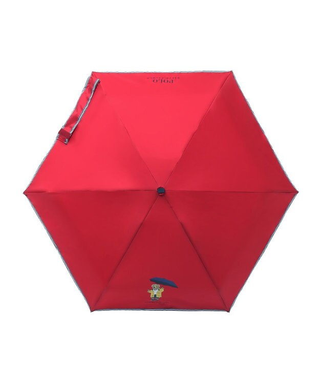 MOONBAT 【ポロベア/コンパクトミニ】POLO RALPH LAUREN（ポロ ラルフローレン） ツイル無地×レインベア レッド