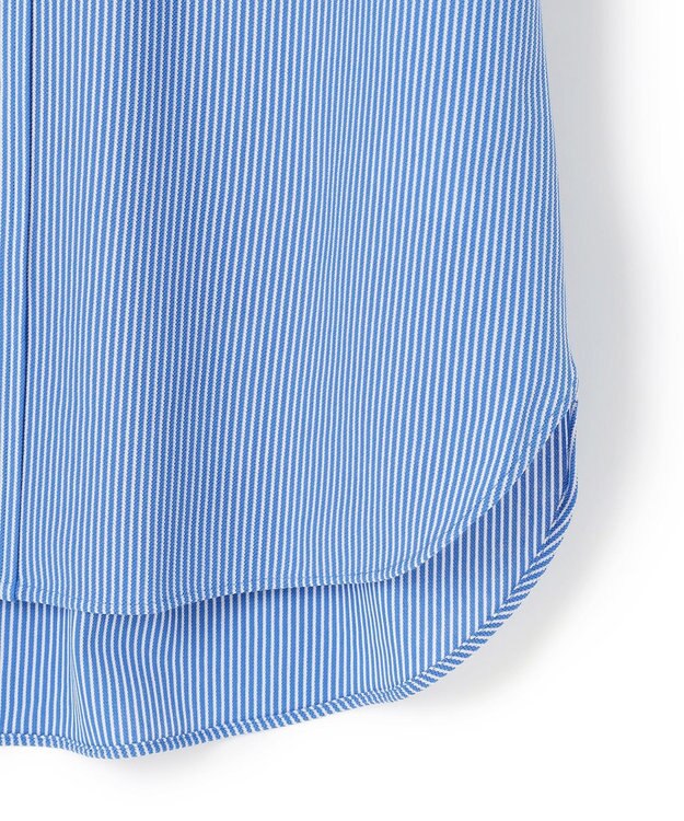 J.PRESS MEN 【KING SIZE】【夏に嬉しい高機能】カノコインレイマイクロストライプパッチポケット シャツ/B.D. ブルー系1