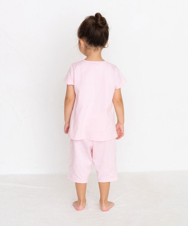 MIKI HOUSE HOT BISCUITS 【80-120cm】 キャビット ルームウェア 上下セット ピンク