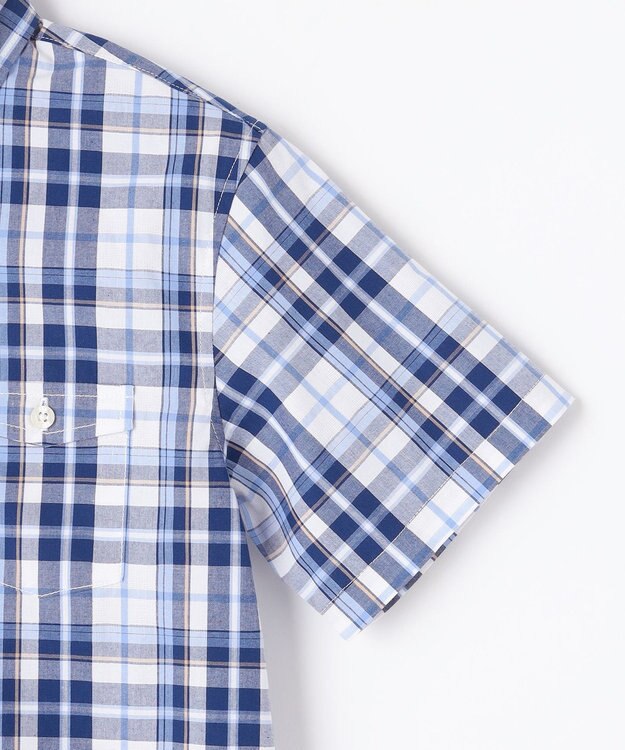J.PRESS KIDS 【140-170cm】ロゴプリント チェックシャツ ネイビー系4