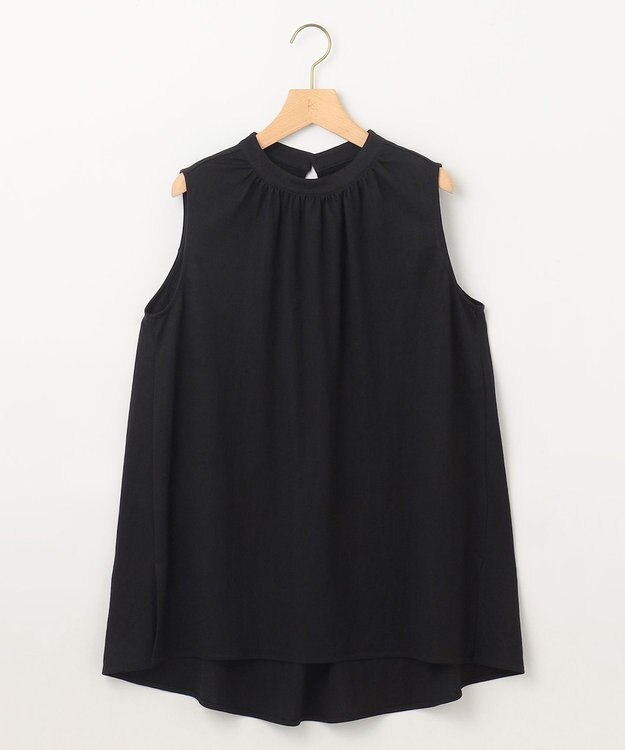 組曲 【速乾】ドライタッチ スリーブレス トップス ブラック系