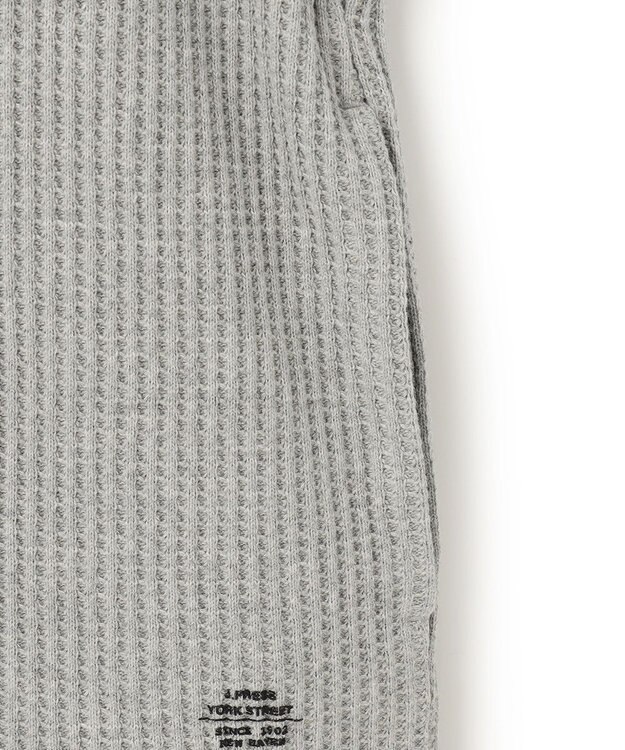 J.PRESS YORK STREET 【UNISEX】ワッフルロングスリーブ Tシャツ ライトグレー系