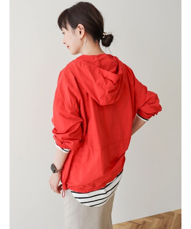 AMERICAN HOLIC ポケッタブル撥水加工アノラックパーカー Red