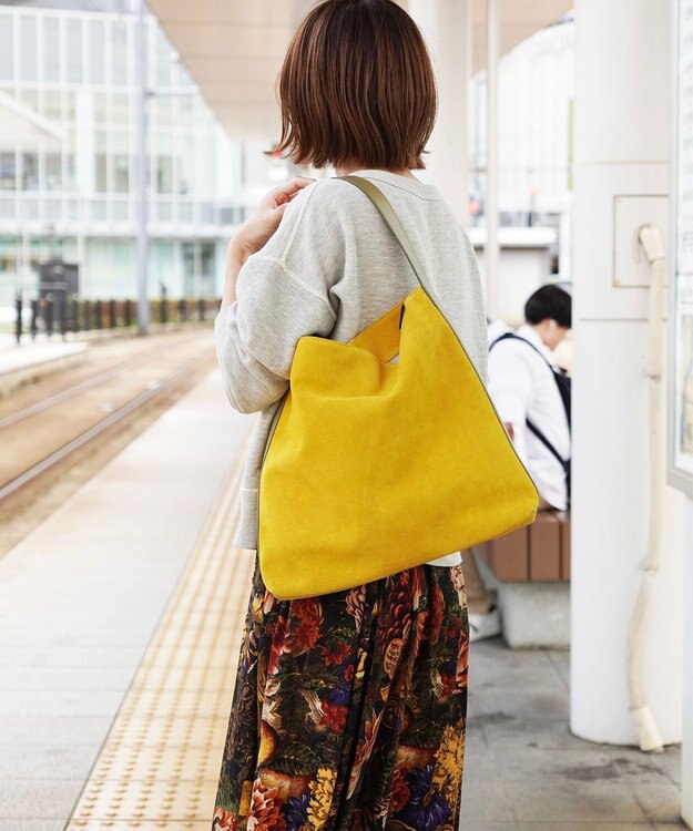 YUSHI Sable - ONE SHOULDER TOTE トートバッグ イエロー