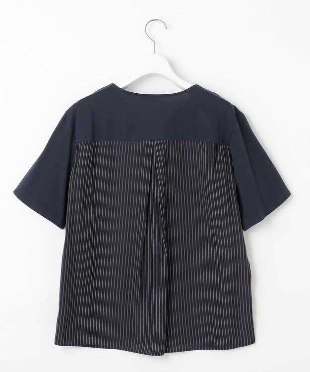 J.PRESS LADIES S 【WEB限定カラーあり・吸水速乾・イージーケア】ブロッキングジャージー カットソー ネイビー系