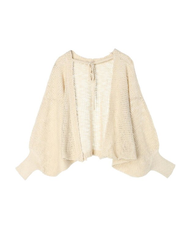 Green Parks ２ｗａｙ　スラブボレロカーディガン Light Beige