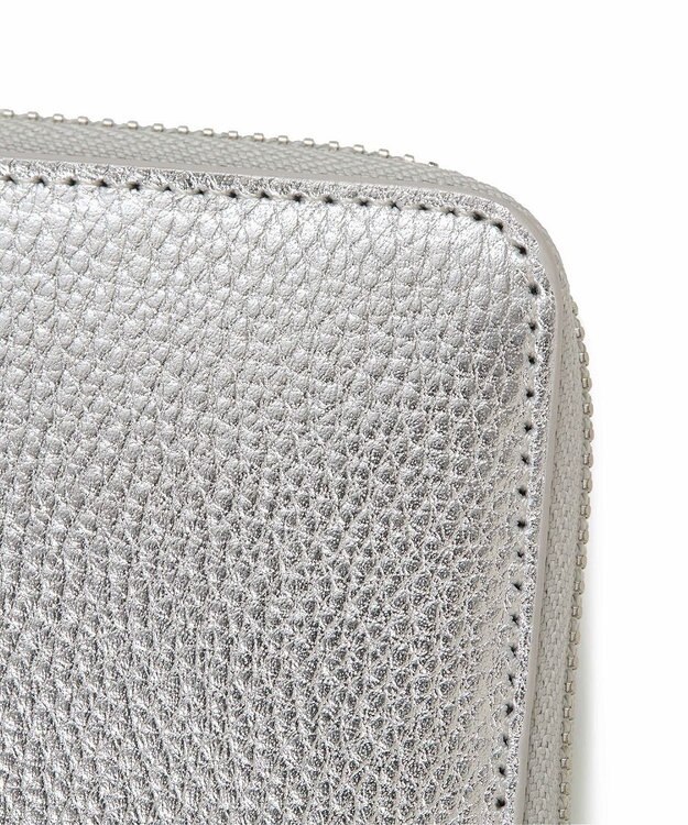 TOPKAPI 【新色追加】【TREASURE TOPKAPI】シュリンクレザー ラウンド 長財布 シルバー