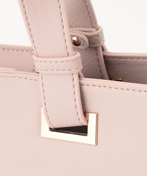 自由区 スムース2WAY バッグ ベージュ系