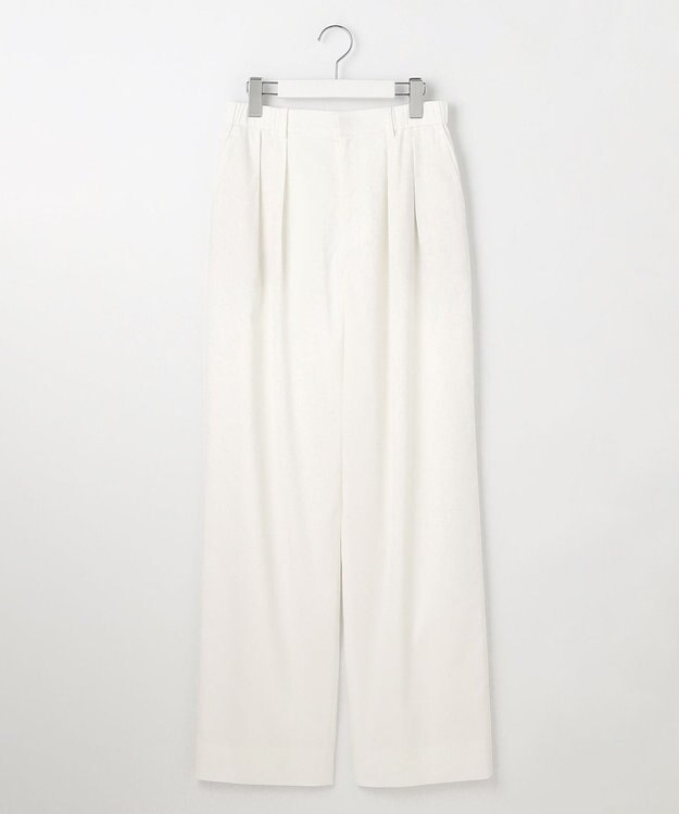 自由区 S 【セットアップ対応・洗える】LIPストレッチワイドストレート パンツ オフ