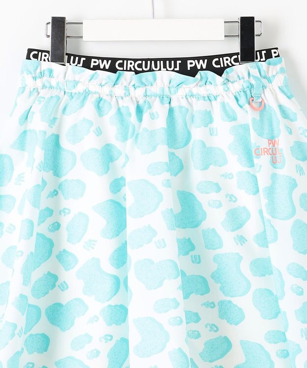 PW CIRCULUS 【ペチパンツ付】【WOMEN】アニマルドットフレアスカート ゴルフウェア レディース ブルー系5