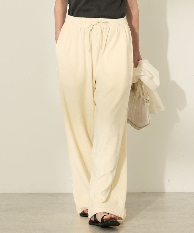 AMERICAN HOLIC パイルパンツ Ecru