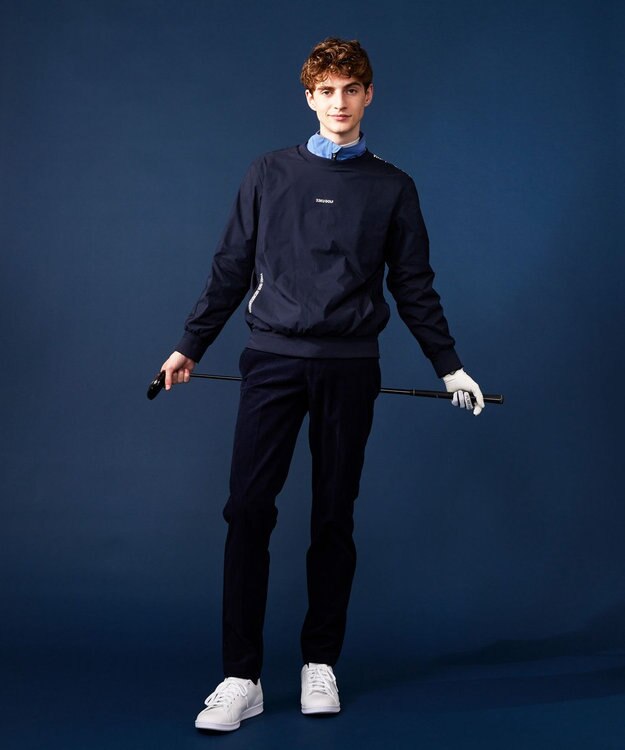 23区GOLF 【MEN】コーデュロイ カラー パンツ ネイビー系