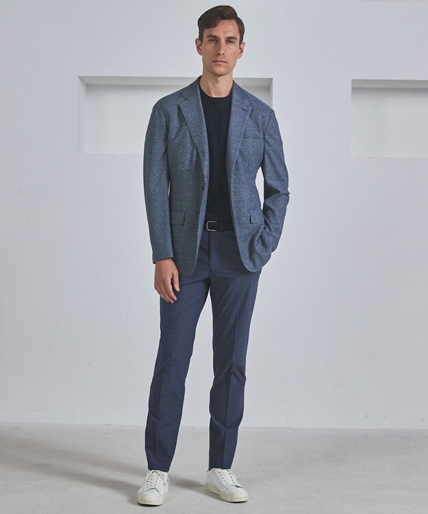 GOTAIRIKU 仕事で着られるTシャツ【サラサラ/よれにくい/透けにくい】キレイめ 鹿の子 ビズTシャツ 新色/ダークネイビー