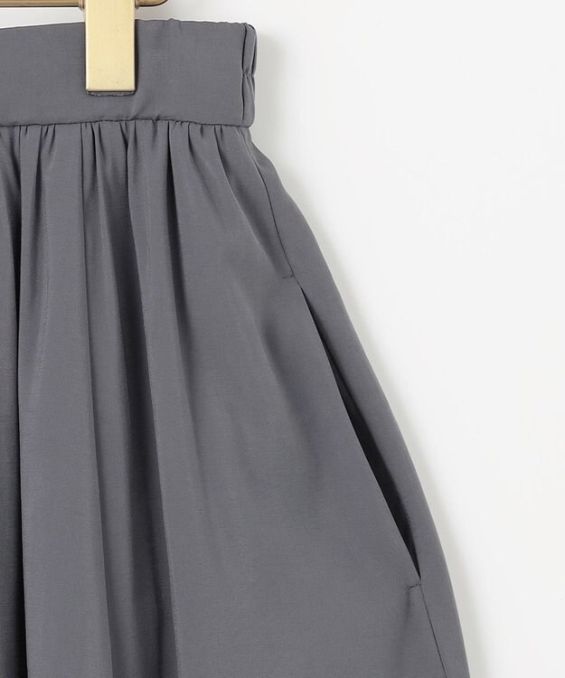組曲 【レングス調整可能】バウンディングシャーティングスカート グレー系