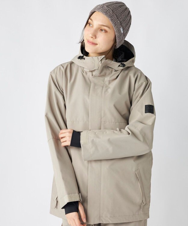 OP／FILA 【ocean pacific】スノーウェア ワークスタイルジャケット ベージュ