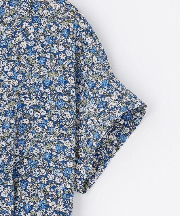 組曲 【先行予約】フラワーガーデンプリント ワンピース ブルー系5