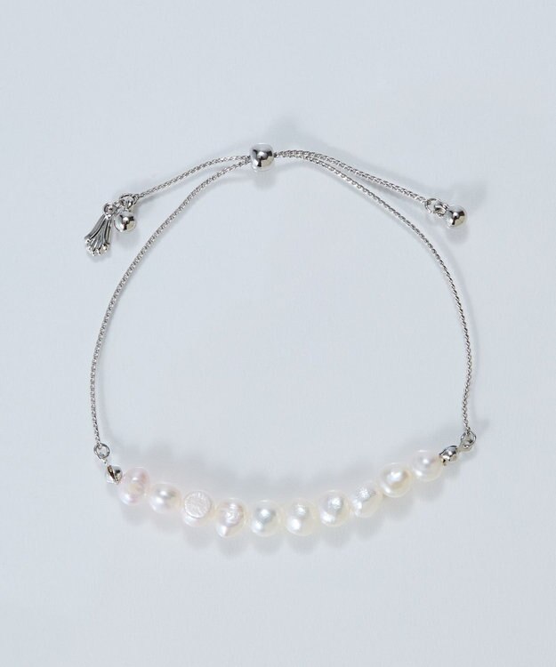 Phoebe フレッシュウォーターパールブレスレット　シルバー/淡水パール シルバー