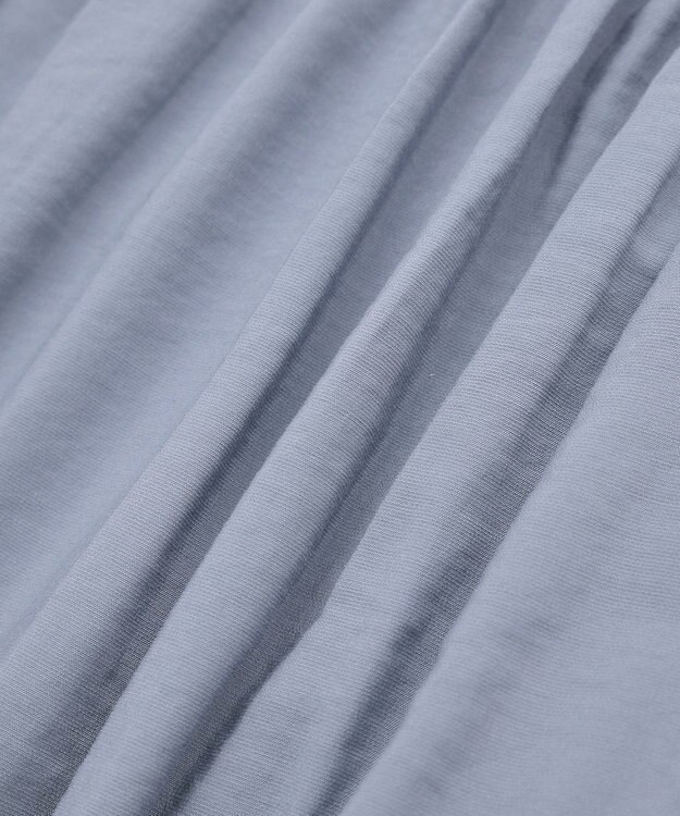 AMERICAN HOLIC シアーバックギャザーリボンシャツ Blue