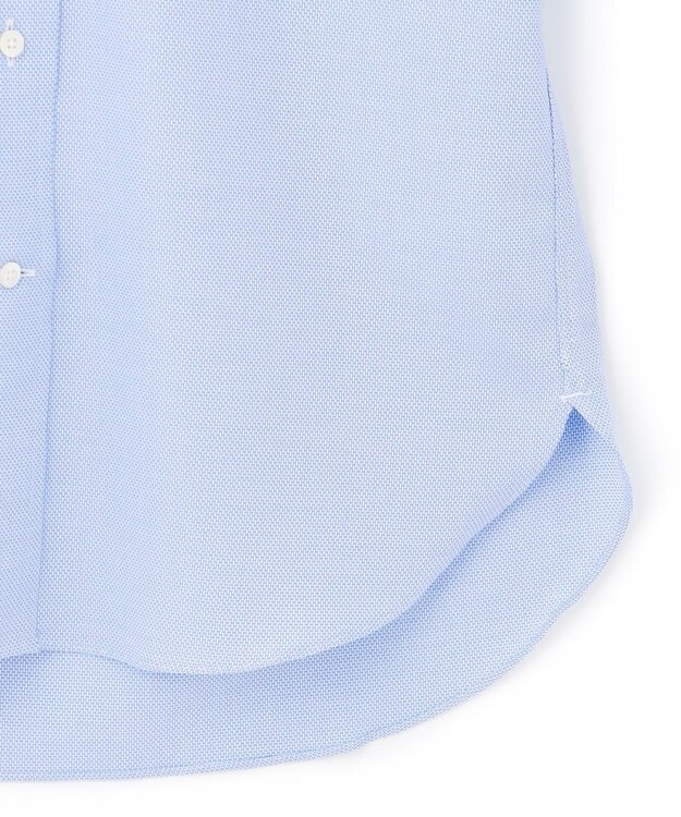 J.PRESS MEN 【PREMIUM PLEATS / 形態安定】バスケットドビーシャツ / B.D. サックスブルー系