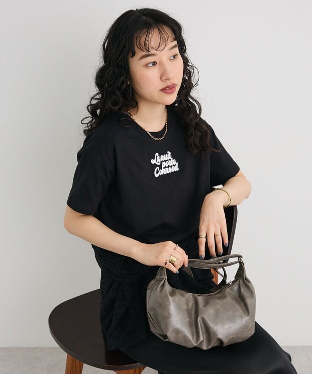 CRAFT STANDARD BOUTIQUE ロゴ刺繍TEE Black