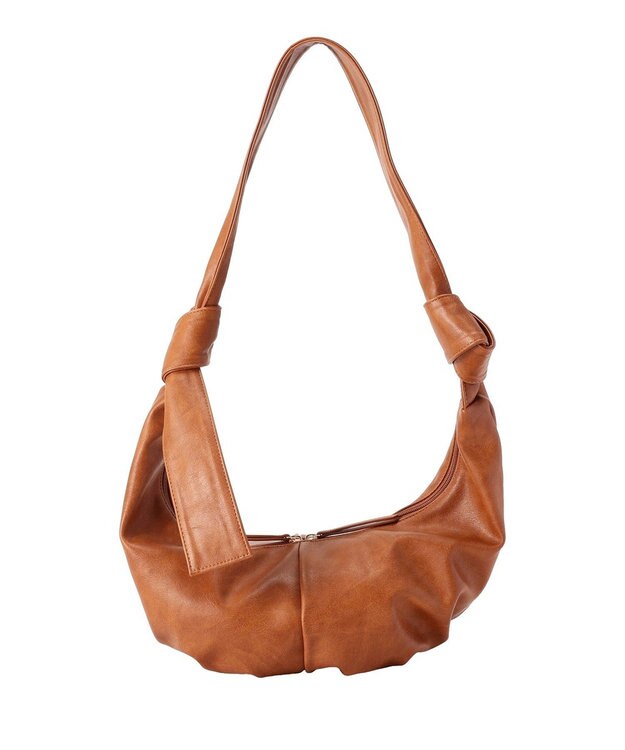 Green Parks バンドハンドルクロワッサンバック Camel