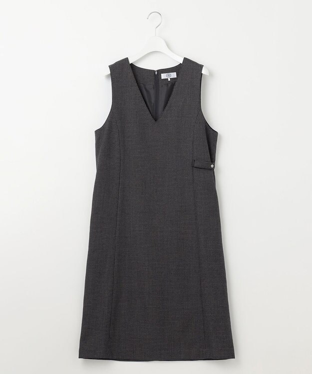 J.PRESS LADIES L T/W 杢 ライトツイード ジャンパースカート ネイビー系3