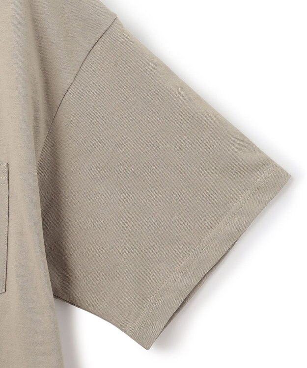 J.PRESS YORK STREET 【UNISEX】刺繍ポケットＴシャツ ベージュ系