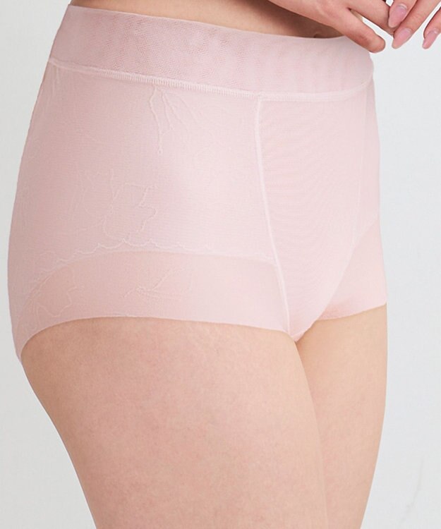 WACOAL ガードル ショート丈 高くヒップアップ 下腹部もすっきり ラクな着用感 レディース メッシュタイプ GRC326 /ワコール シェルピンク