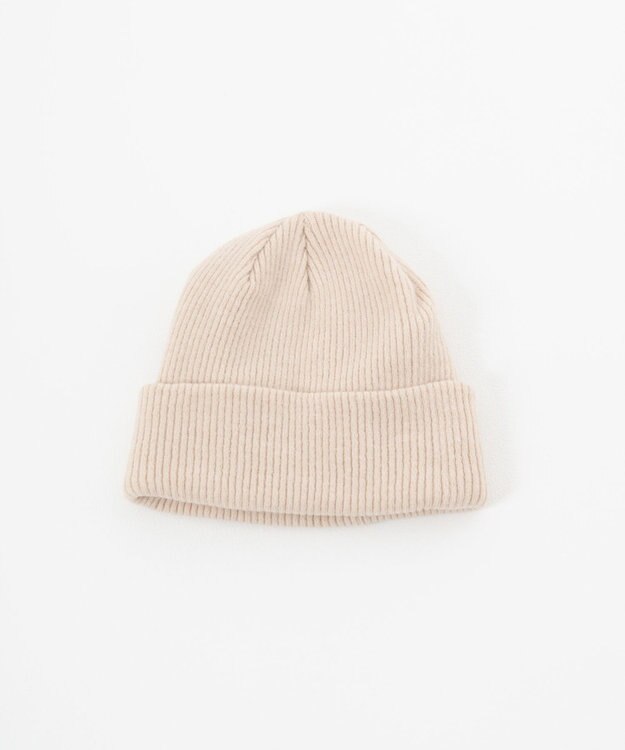 MOONBAT 【洗える】伸縮性に優れたストレスフリー ニット帽 ゆったり ベージュ