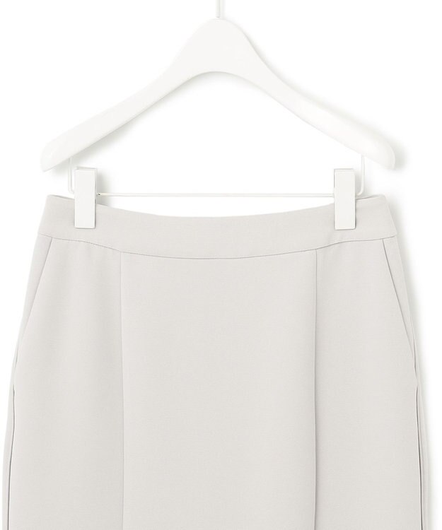 ICB L 【洗える】 ダブルクロスクレープ スカート トープ系