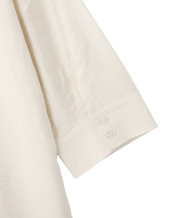 AMERICAN HOLIC 【WEB限定】接触冷感バンドカラーシャツチュニック Ivory