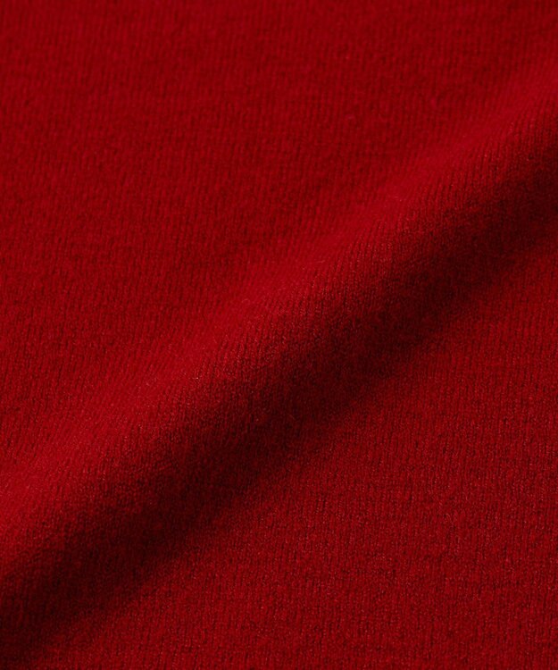 UNFILO MENS ライトウォーム ニットポロ レッド