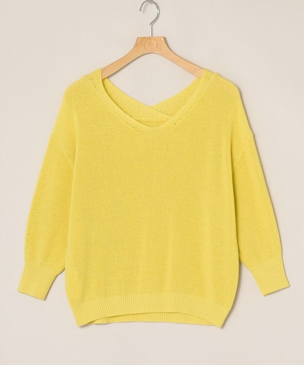 ONWARD Reuse Park 【組曲】ニット春夏 イエロー