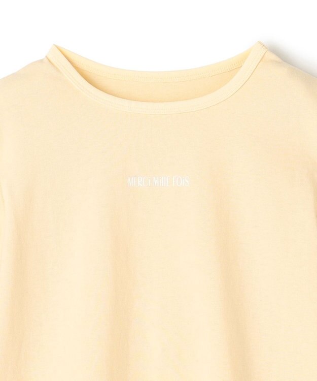 UNFILO 【110-150cm】アソート デザインTシャツ イエロー[オープンショルダー]