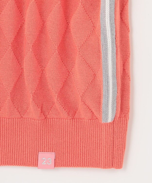 23区GOLF 嬉しいセット企画【ニット＋リバーシブルスカート】【WOMEN】 カラーニットアップ オレンジ系