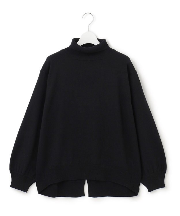 J.PRESS YORK STREET 【WOMEN】ロールネックプルオーバー ブラック系