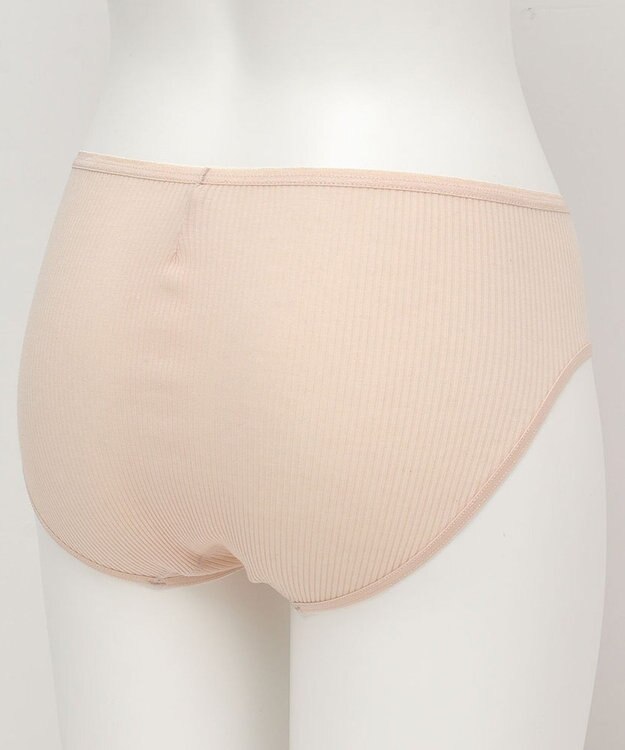 Wing ショーツ 【デイリーフィット リブ】 リブ素材(身生地部) はきこみ丈ふつう EC2400 ウイング／ワコール ベージュ