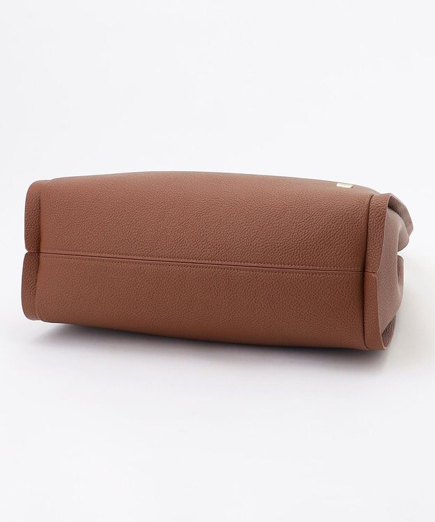 LA BAGAGERIE ソフトシュリンク2WAYハンドバッグ large チョコ