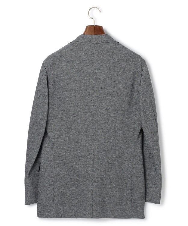 J.PRESS MEN 3シーズン着られる上質素材【ストレッチ / 吸水速乾 / 洗える / 消臭】AXIO 3ポジションジャージー ジャケット ライトグレー系