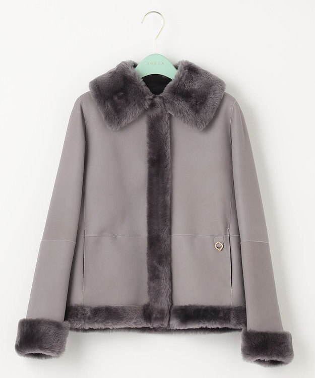 TOCCA 【数量限定】FAVOR ムートンコート グレー系