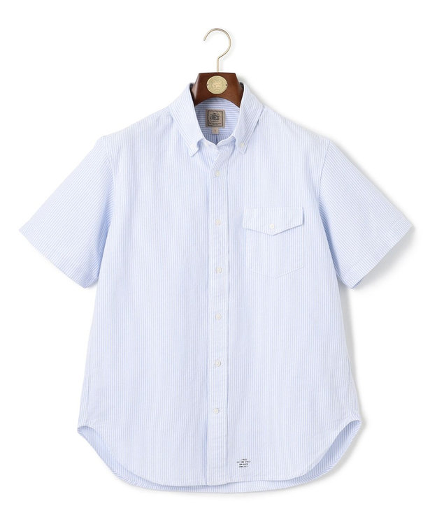 J.PRESS MEN 【WEB・一部店舗限定】半袖シャツ / B.D. サックスブルー系1