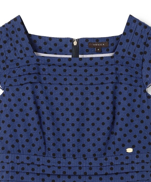 TOCCA 【松木育未さん着用】DOT WALTZ ドレス ブルー系5