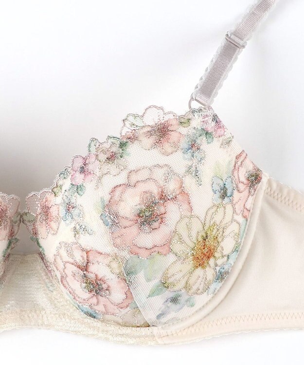 Wing 【ナチュラルアップブラ】 AA~Gカップ展開 ふっくら自然なまるみでバストアップ KB2060 ウイング／ワコール クリーム