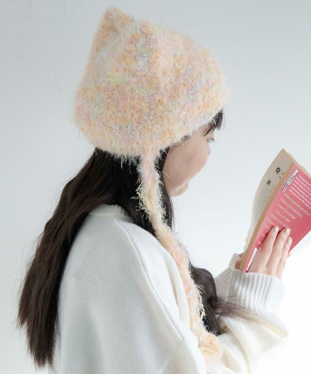 WEGO シャギーネコミミバラクラバ ライトイエロー