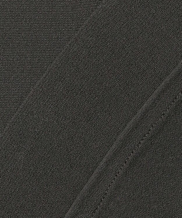 自由区 S 【接触冷感・UVカット・洗える】クレープストレッチAライン ニット バーント