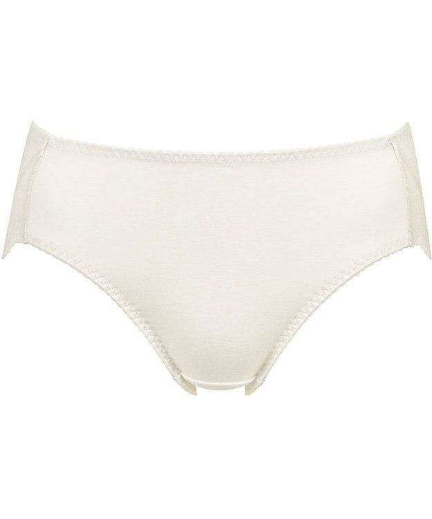 Wing ショーツ 【綿の贅沢オーガニック】 オーガニックコットン混 はきこみ丈ふつう EC2110 ウイング／ワコール クリーム